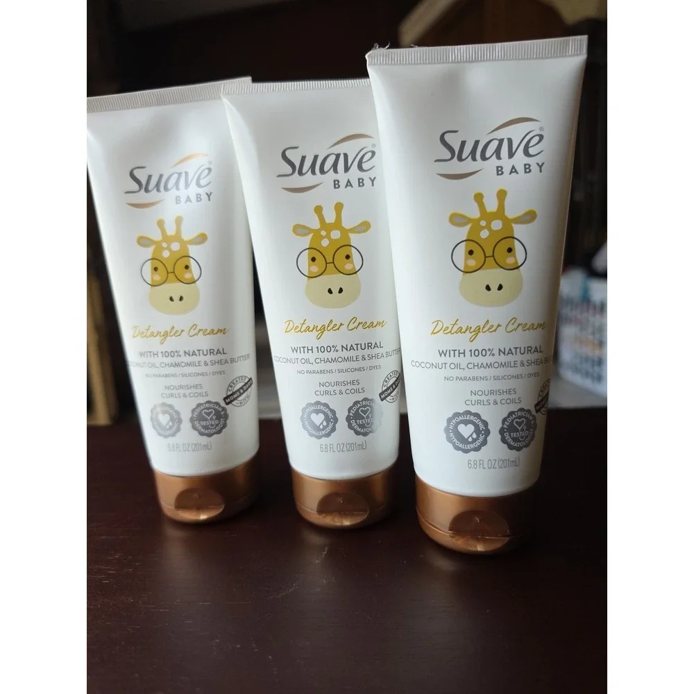 Suave Baby Detangler‎ Cream for Curls & Coils 6.8 fl oz (3 Pack)